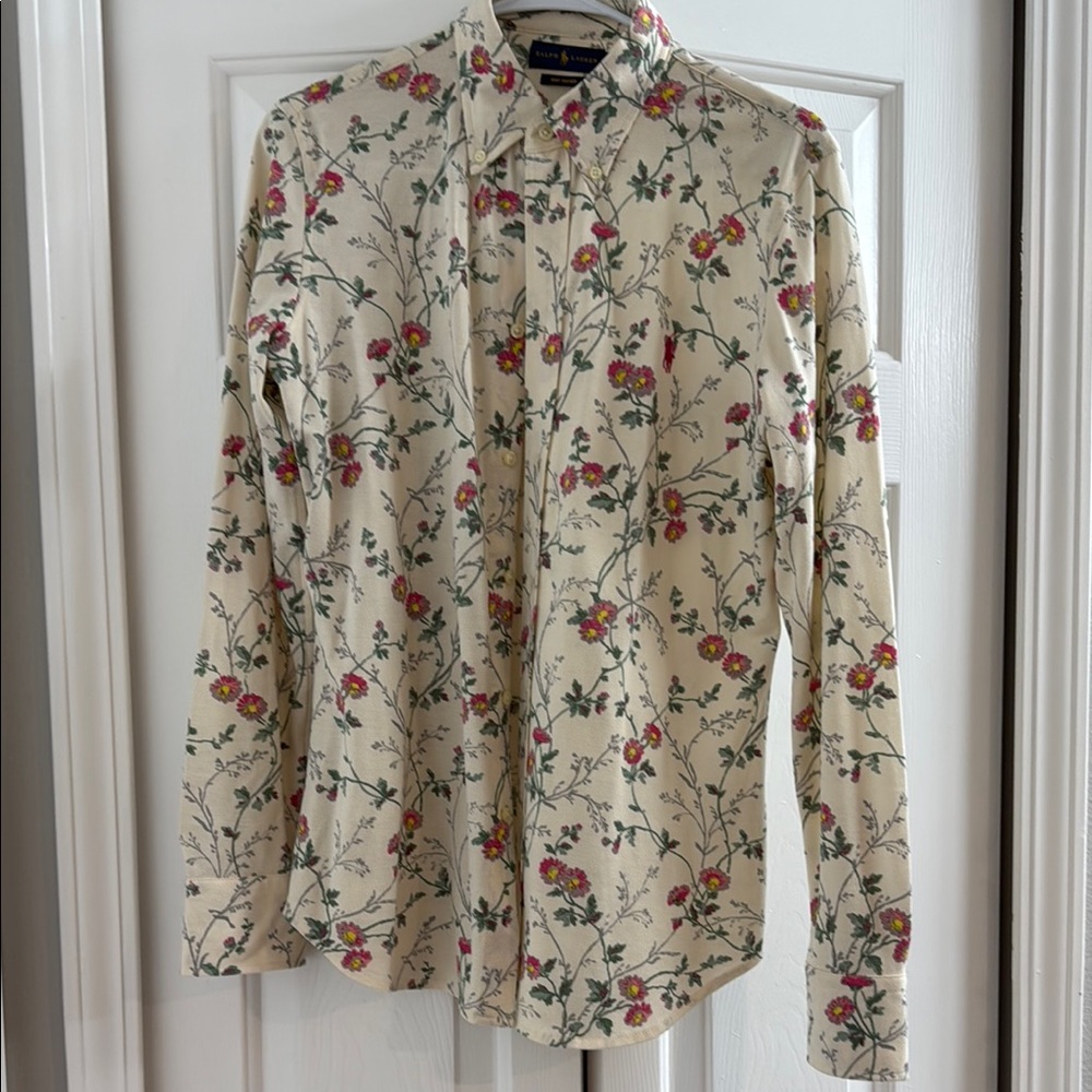 Ralph Lauren Cream Floral Men's Shirt